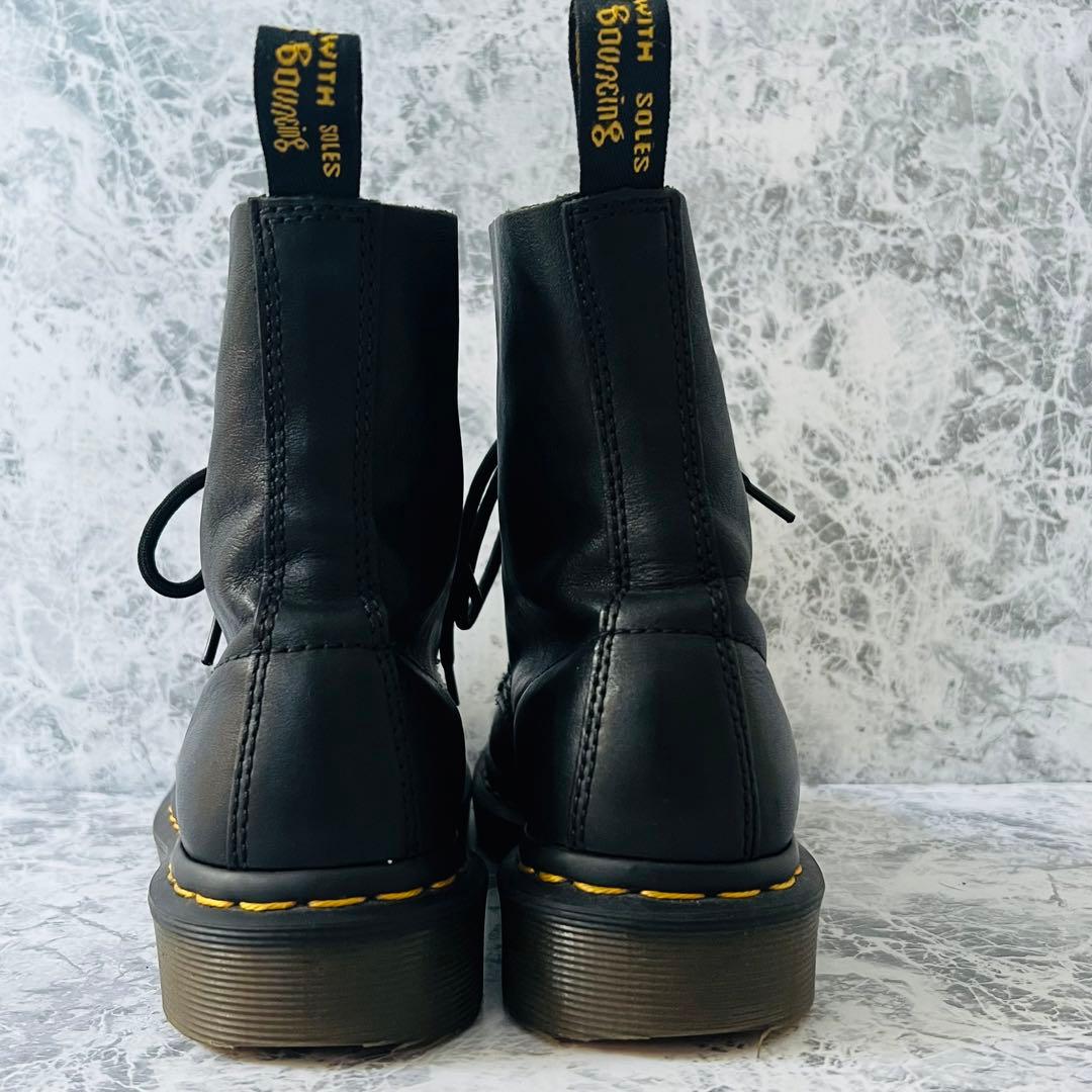 良品　Dr. Martens レザー ホールブーツ　22cm レディース　靴　黒