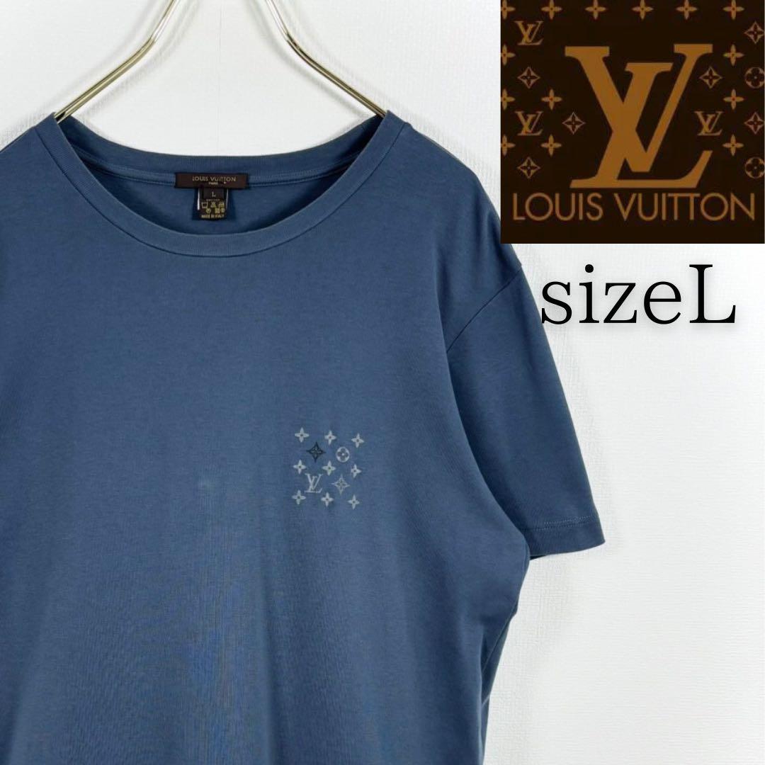 LV ルイヴィトン モノグラムTシャツ　\"ネイビー\" Lサイズ