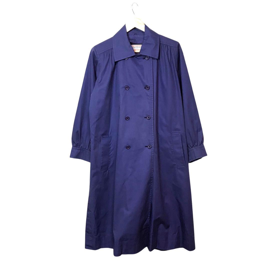 90s YSL イヴ・サンローラン　トレンチコート　レディース　ヴィンテージ　M