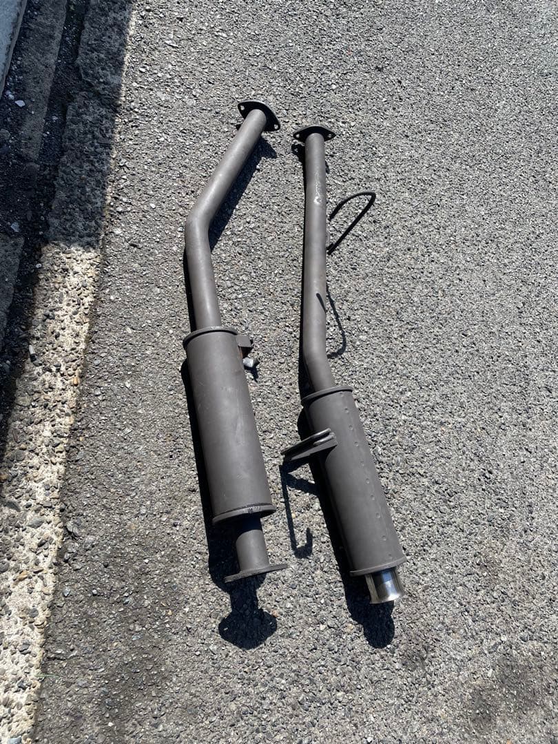 AE86 社外デフ下マフラー 砲弾タイプ 当時物 ハチロク 4AG