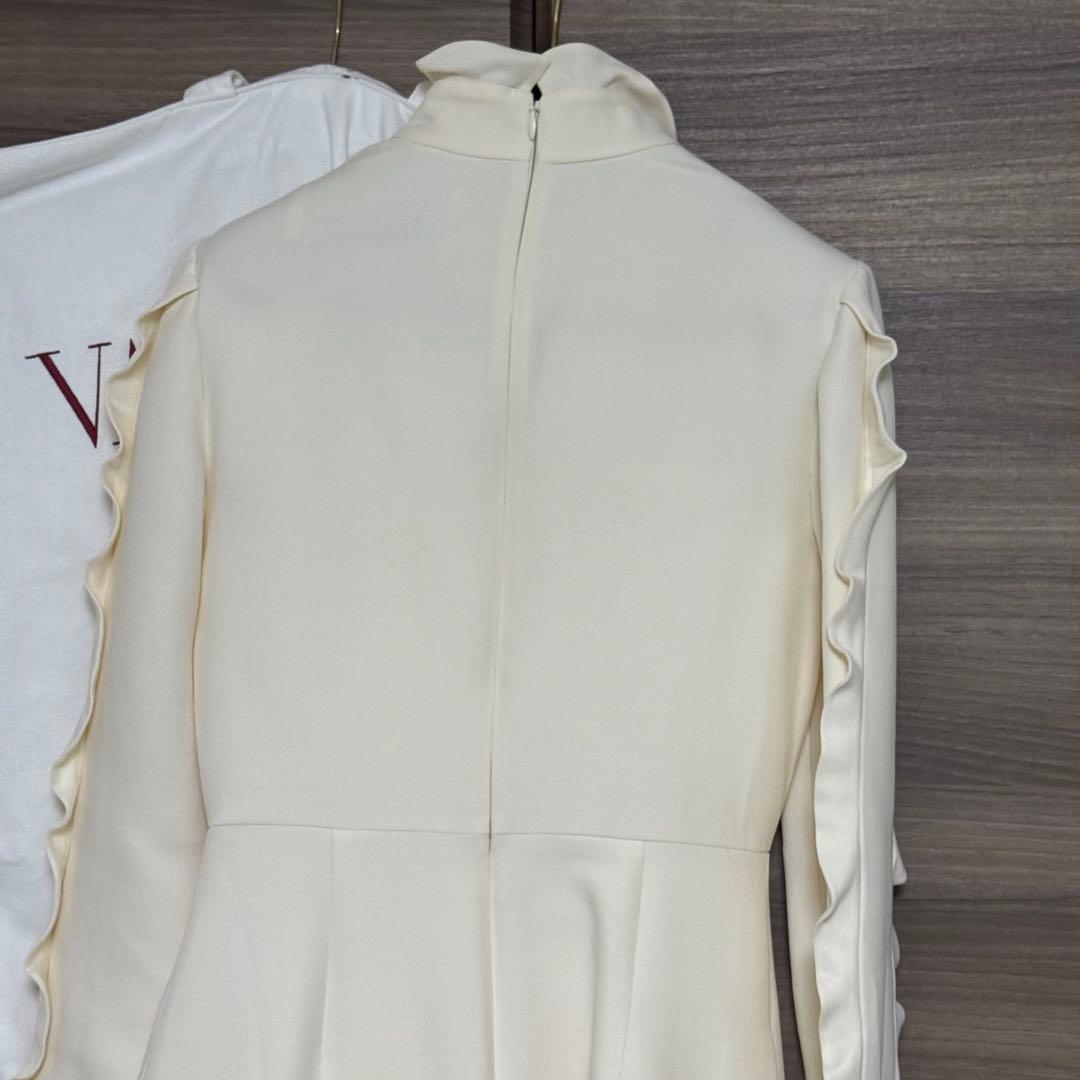 ゆず ほぼ新品 VALENTINO フリル ドレス ミニワンピース
