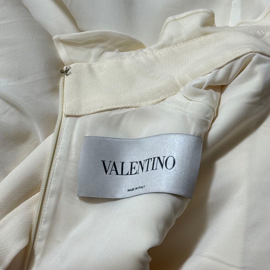 ゆず ほぼ新品 VALENTINO フリル ドレス ミニワンピース