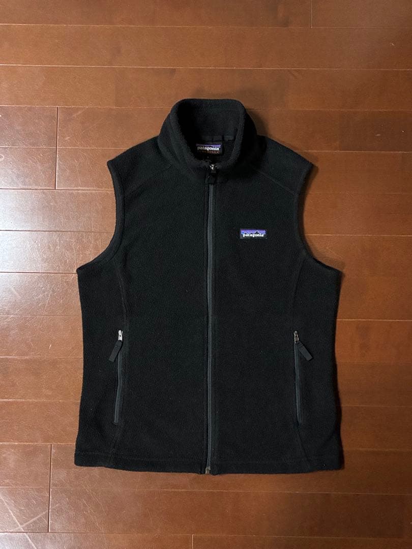 patagonia SYNCHILlAフリース ベストSブラック シンチラ