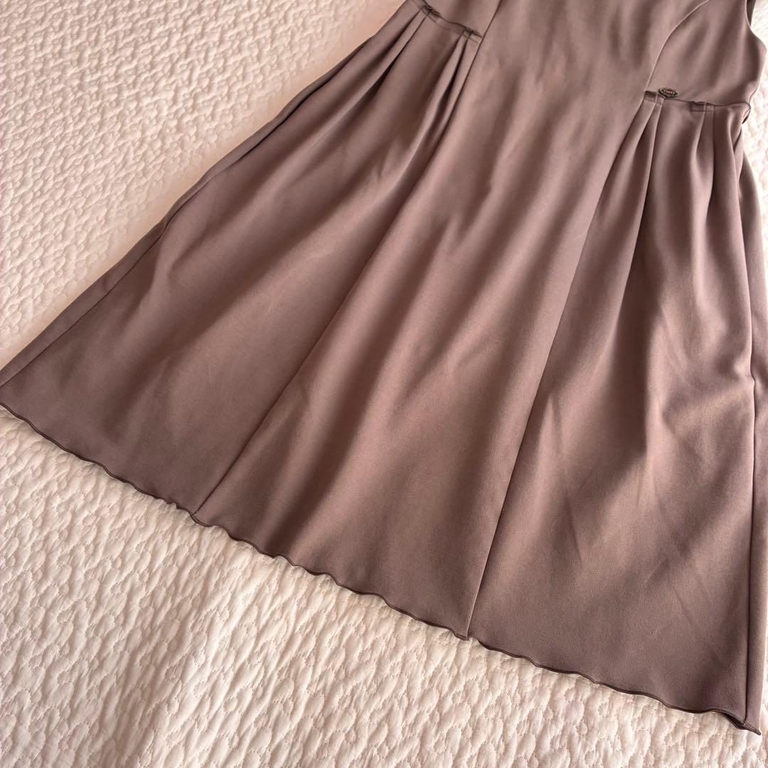 美品♡フォクシーニューヨーク　ノースリーブワンピース　ロゴプレート　42