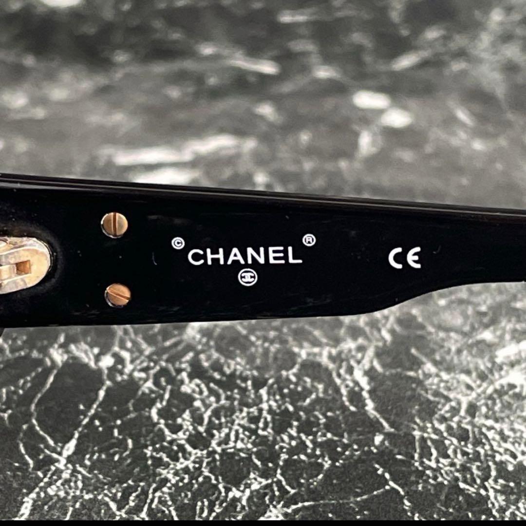 【shiho】CHANEL シャネル ブラック サングラス ケース付き