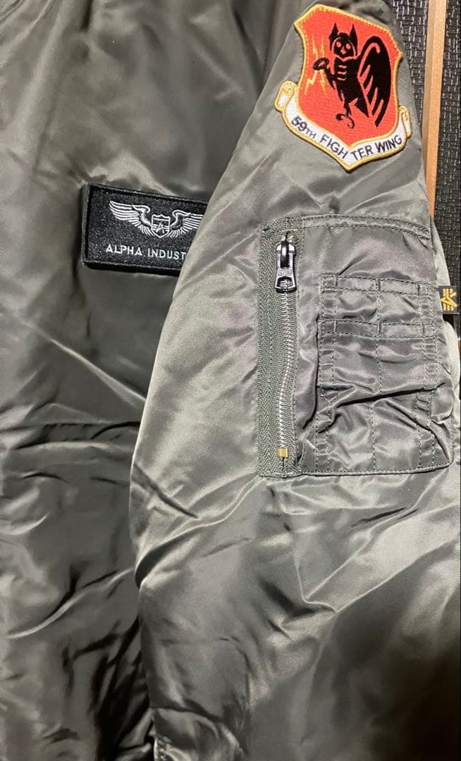 アキ ALPHA INDUSTRIES MA-1ジャケット 5L