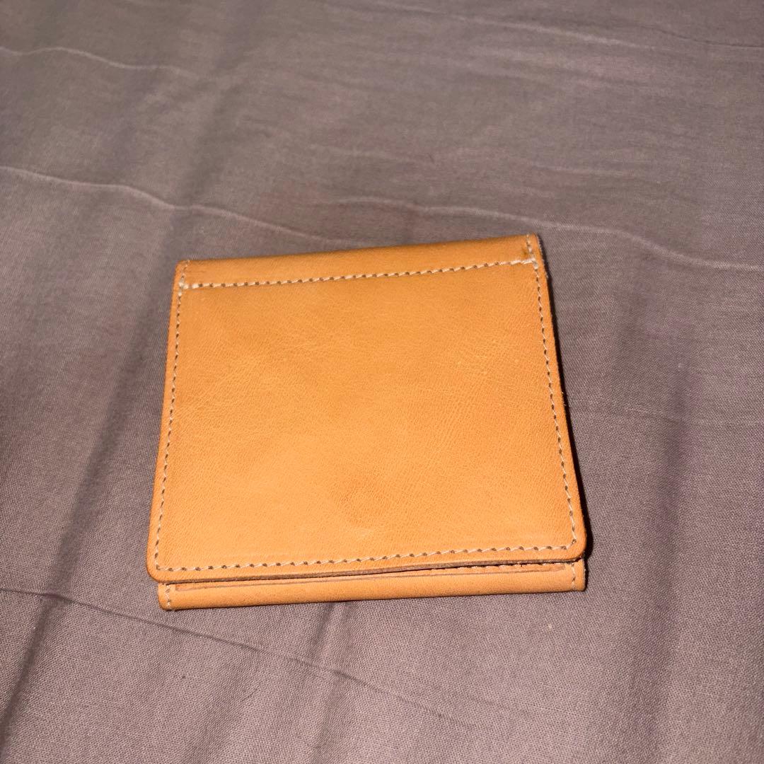 IL BISONTE 三つ折り財布 ベージュ