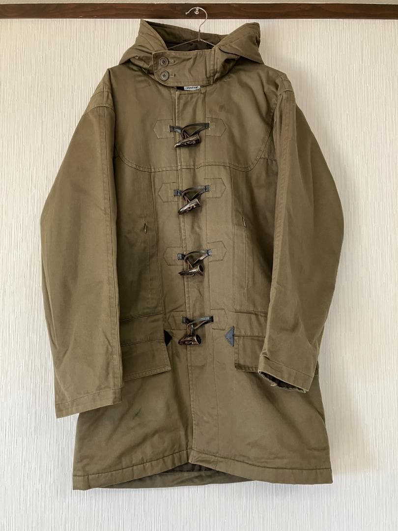 美品 revolver リボルバー ダッフル コート カーキ L スト 裏原