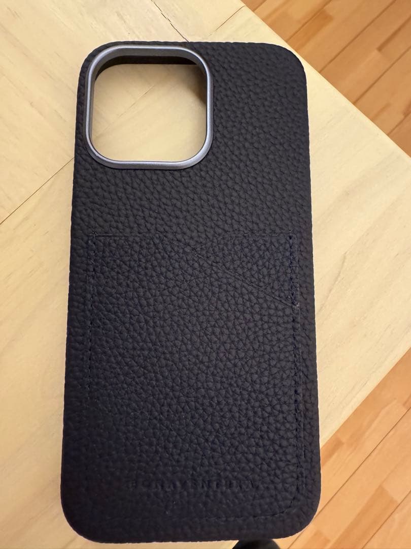 BONAVENTURA ネイビー iPhone15 pro max ケース