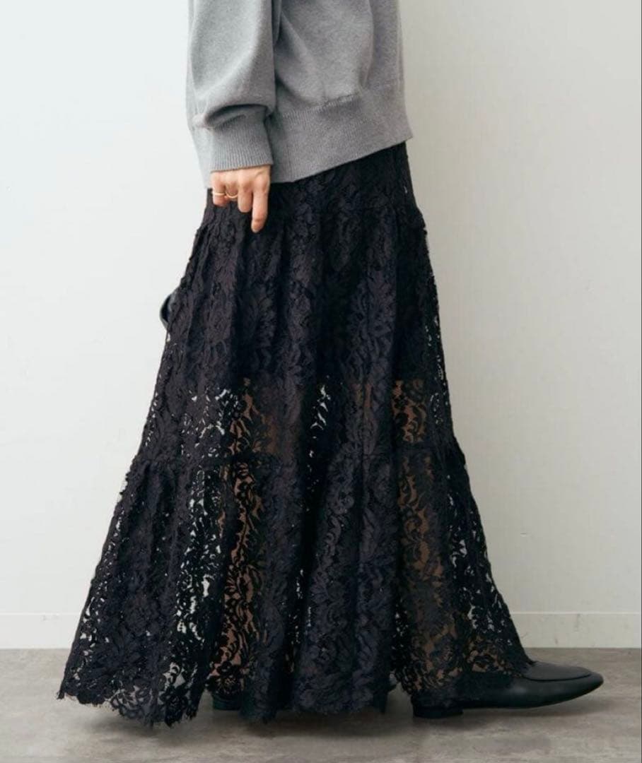 ★新品未使用★Deuxieme Classe*Lace Tiered スカート