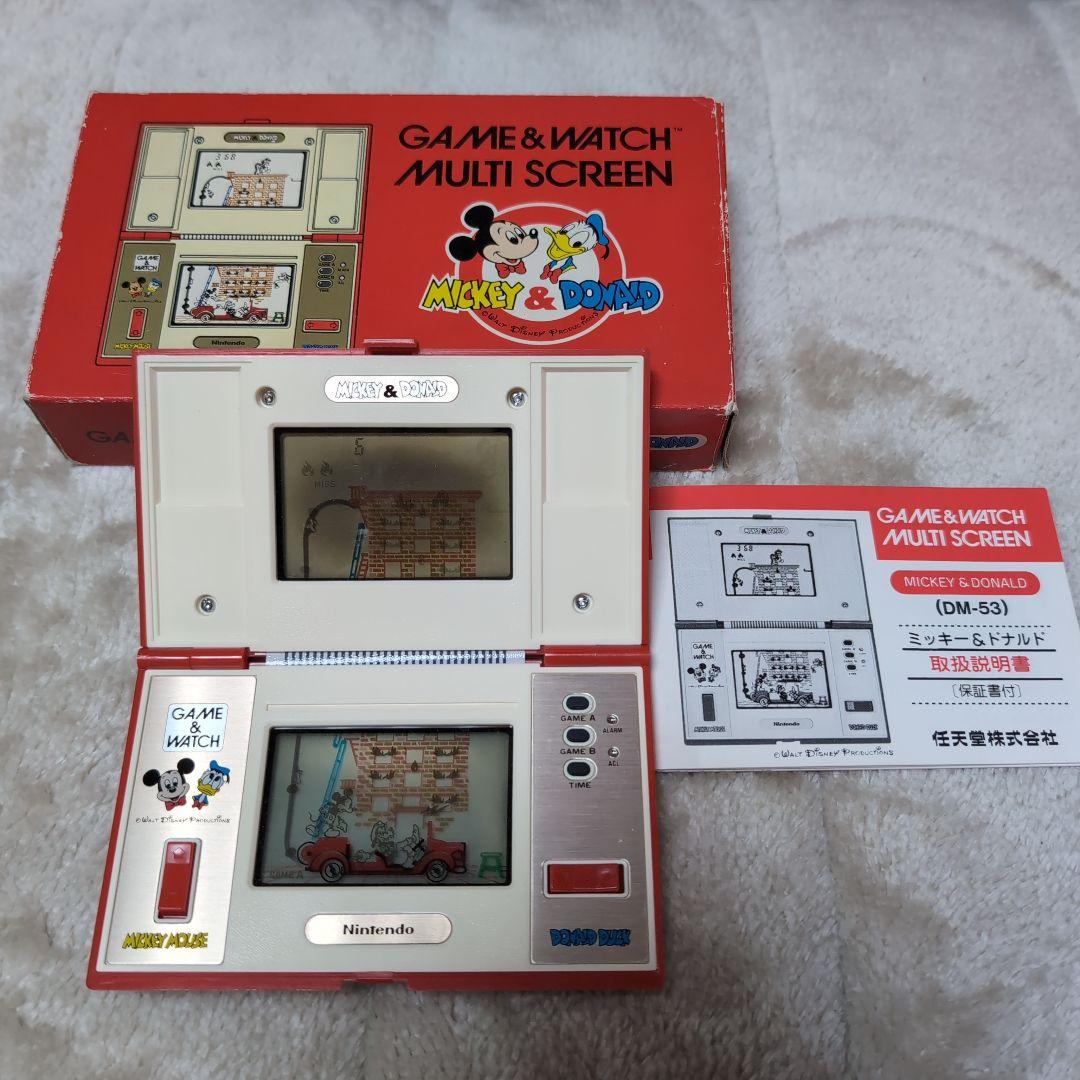 任天堂　ゲームウォッチ　ミッキー&ドナルド