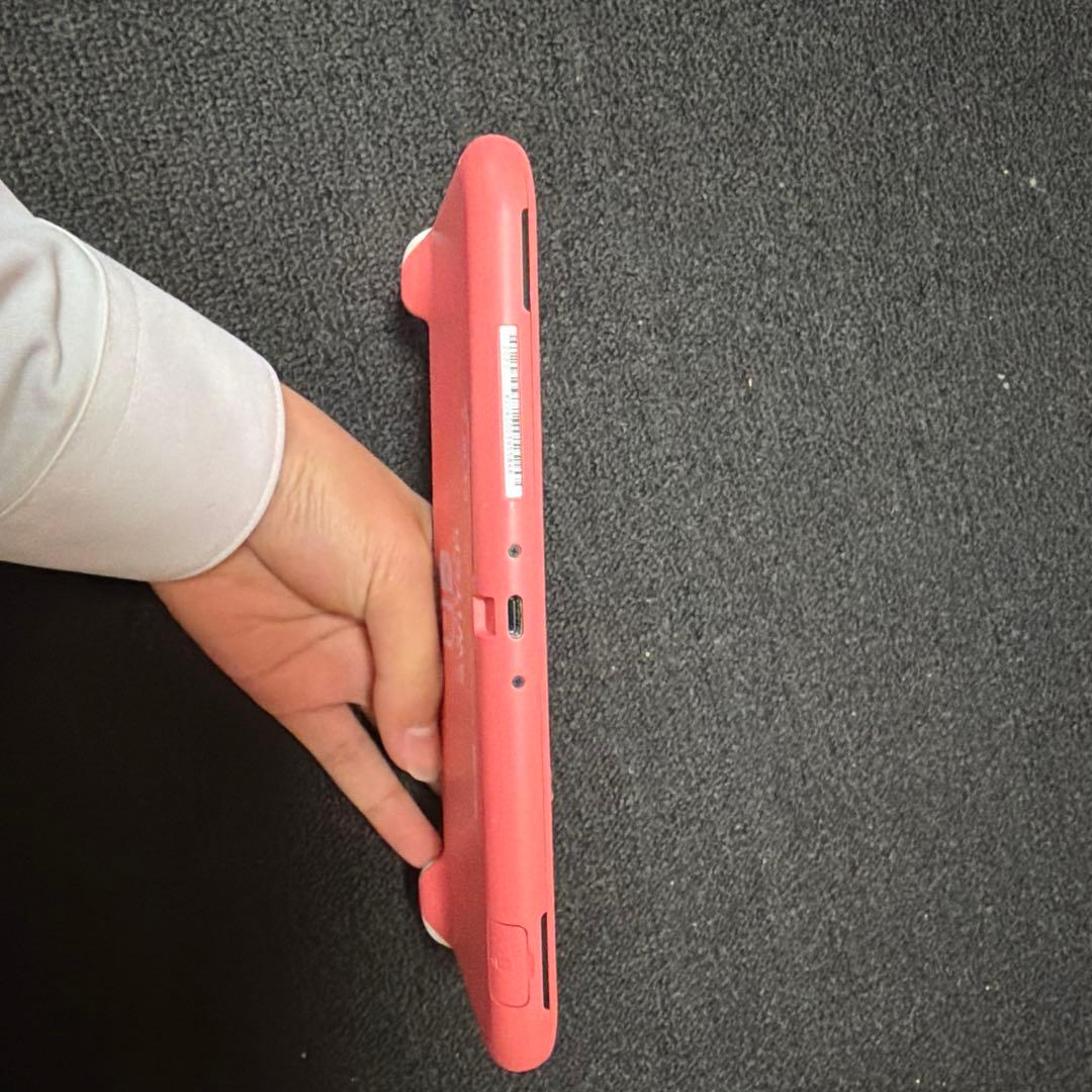 任天堂スイッチライト充電器もつけます