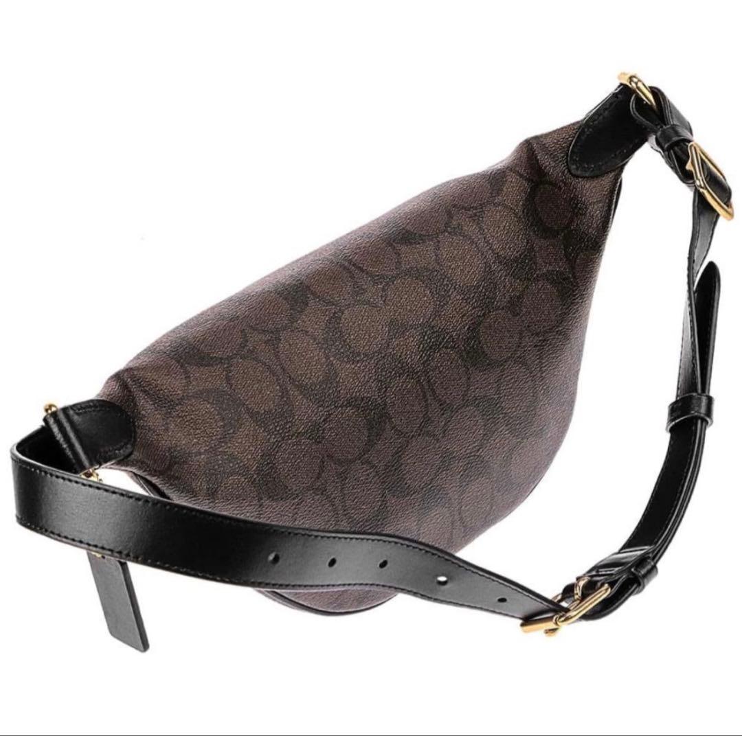 COACH コーチ　ウエスト　バッグ　ブラウン