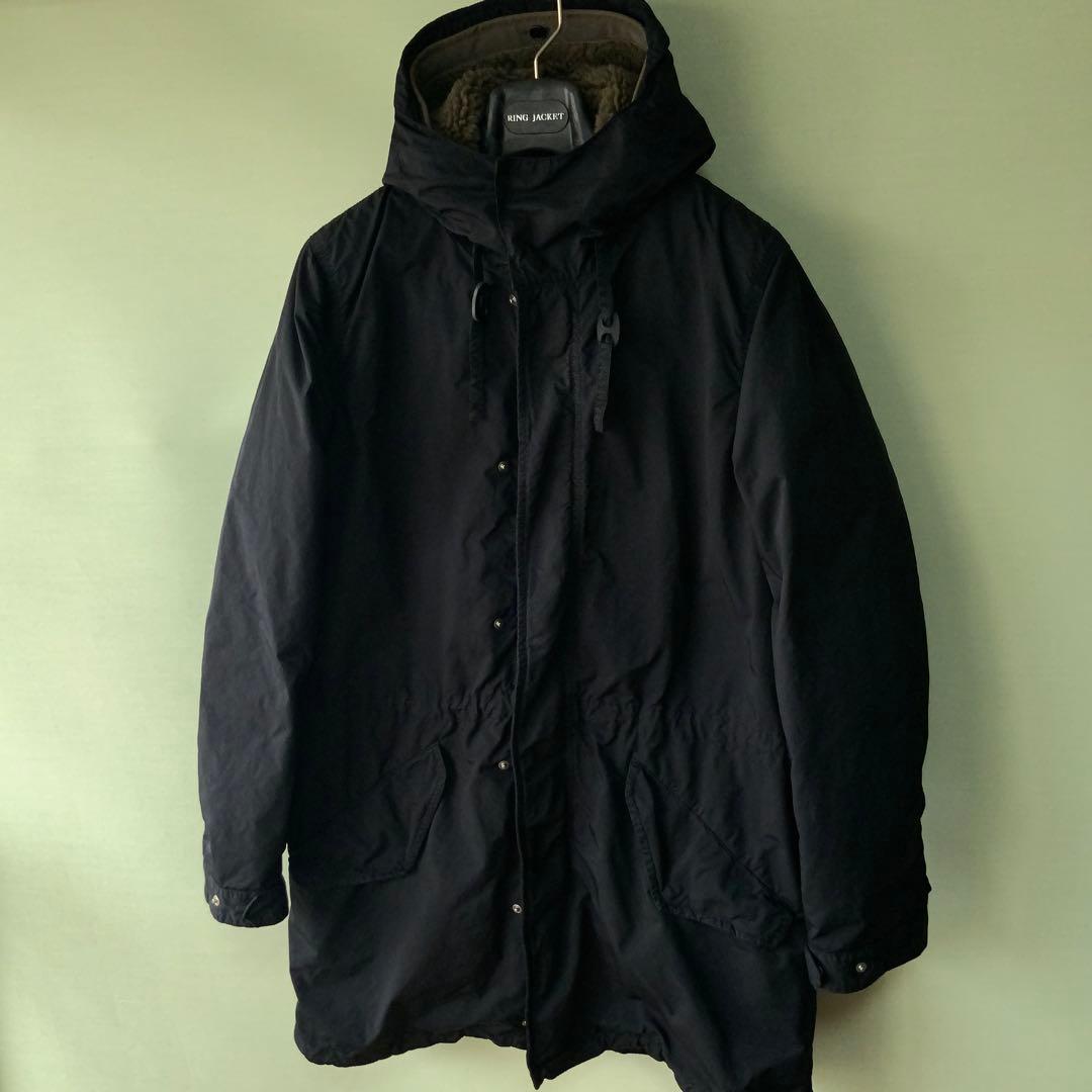 美品 ASPESI アスペジ M51 モッズコート Sブラック 日本サイズM程度