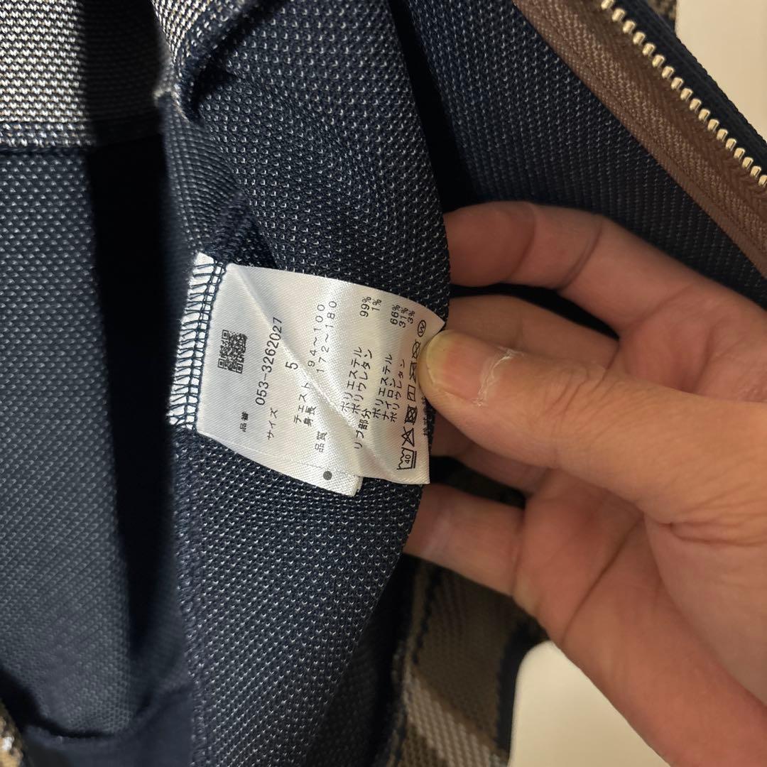 【新品】PEARLY GATES チェック柄パーカー サイズ5