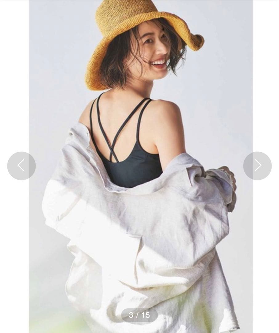 IEDIT イディット 福田真琴さんコラボ　水着3点セットM