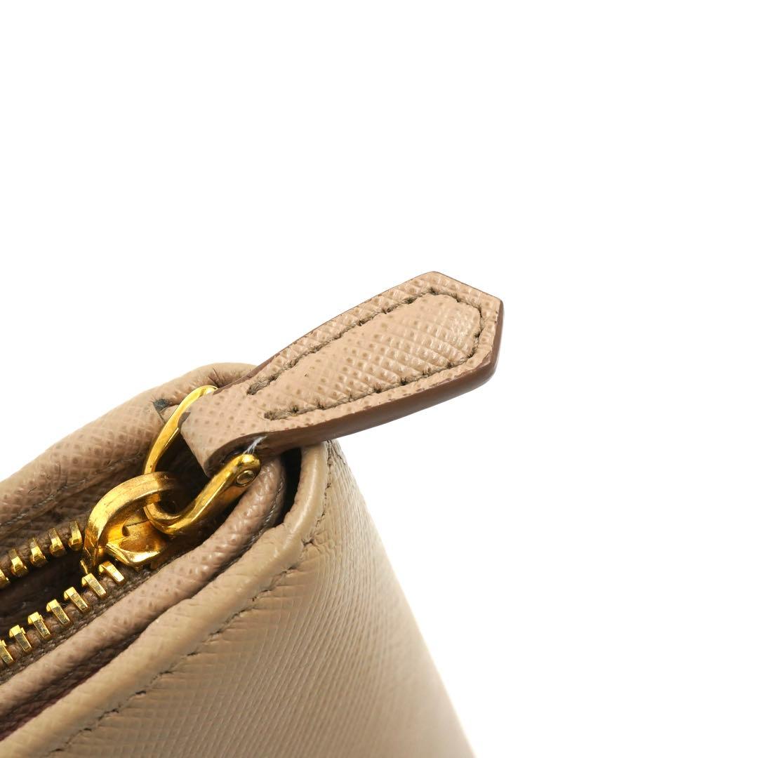 ✨未使用展示品✨ PRADA ミニ財布　サフィアーノレザー　L字 バイカラー