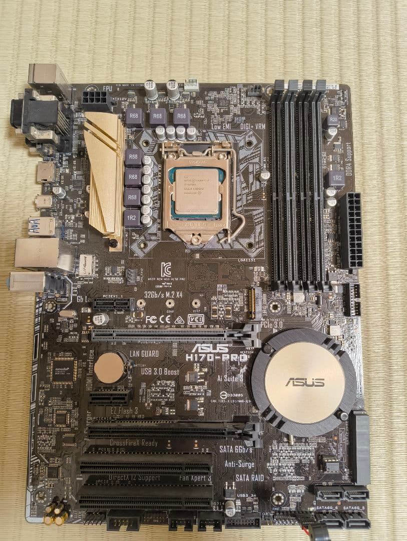ASUS H170-PRO マザーボード Intel i7-6700K CPU
