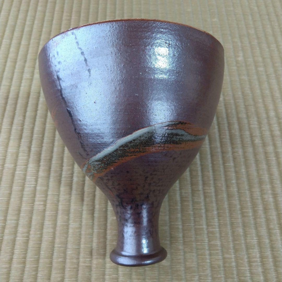 布志名焼　湯町窯　福間琇士作　花瓶