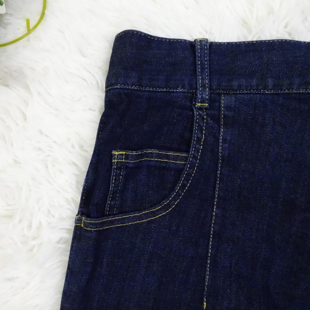 美品　メルシーボークー　後ろ前パンツ　サルエルパンツ　濃紺　XL　大きいサイズ