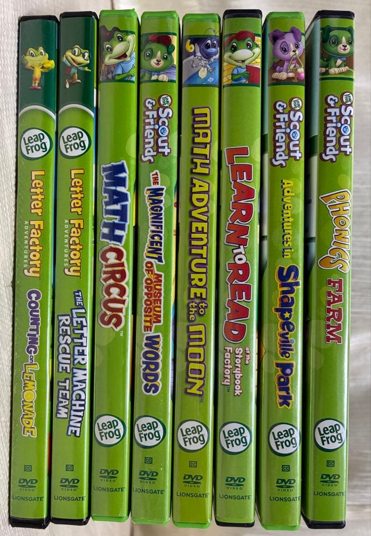 LeapFrog DVD セット 8枚