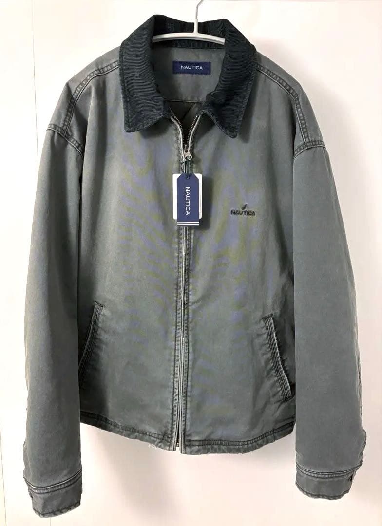 【新品タグ付】NAUTICA/ノーティカ　ジップブルゾン　オリーブカーキ