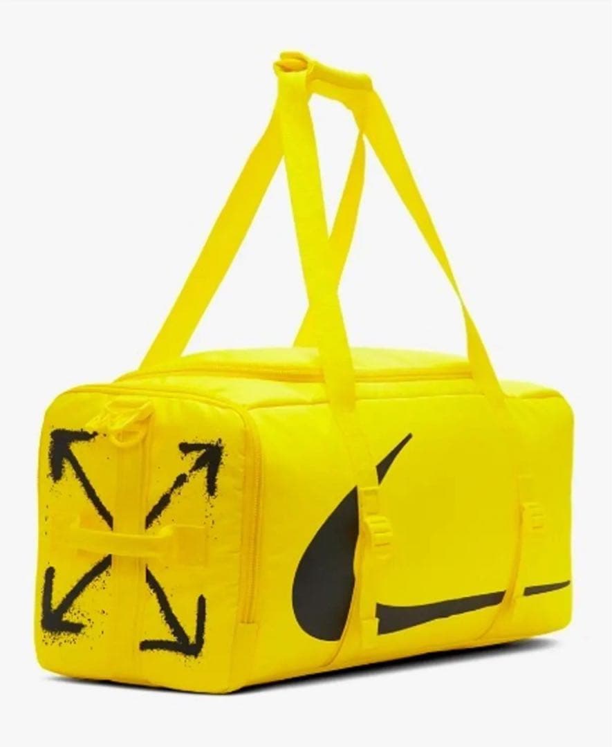 [新品未使用]NIKE Off White Duffle Bag イエロー