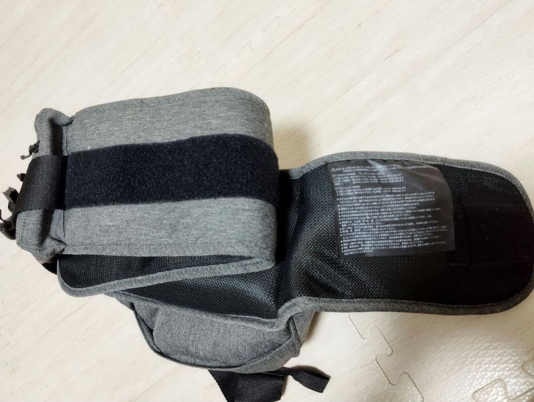 ポルバン　アドバンス ヒップシート グレー　ダブルショルダー付き