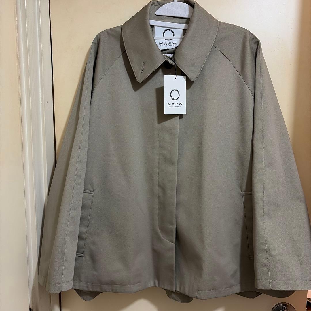 ⭐️新品タグ付＜MARW UNITED ARROWS>ステンカラー ミドルコート