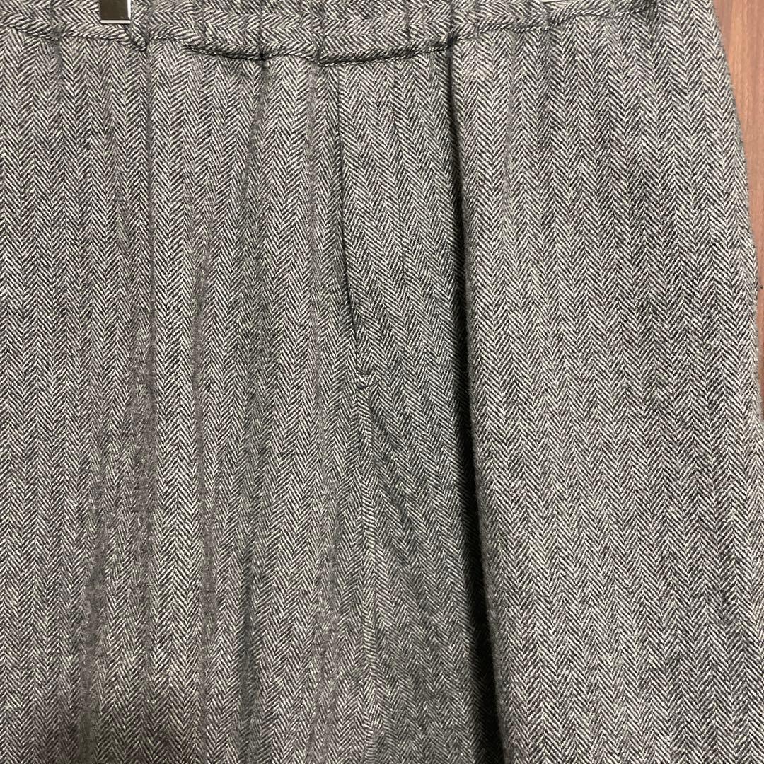 ブラックコムデギャルソン ウールツイード ペンギン サルエルパンツ black