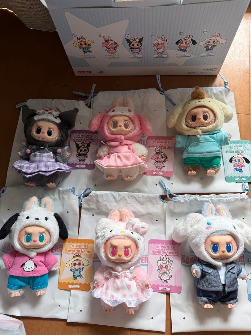 THE MONSTERS×Sanrioラブブ×サンリオ アソートボックス 6個入