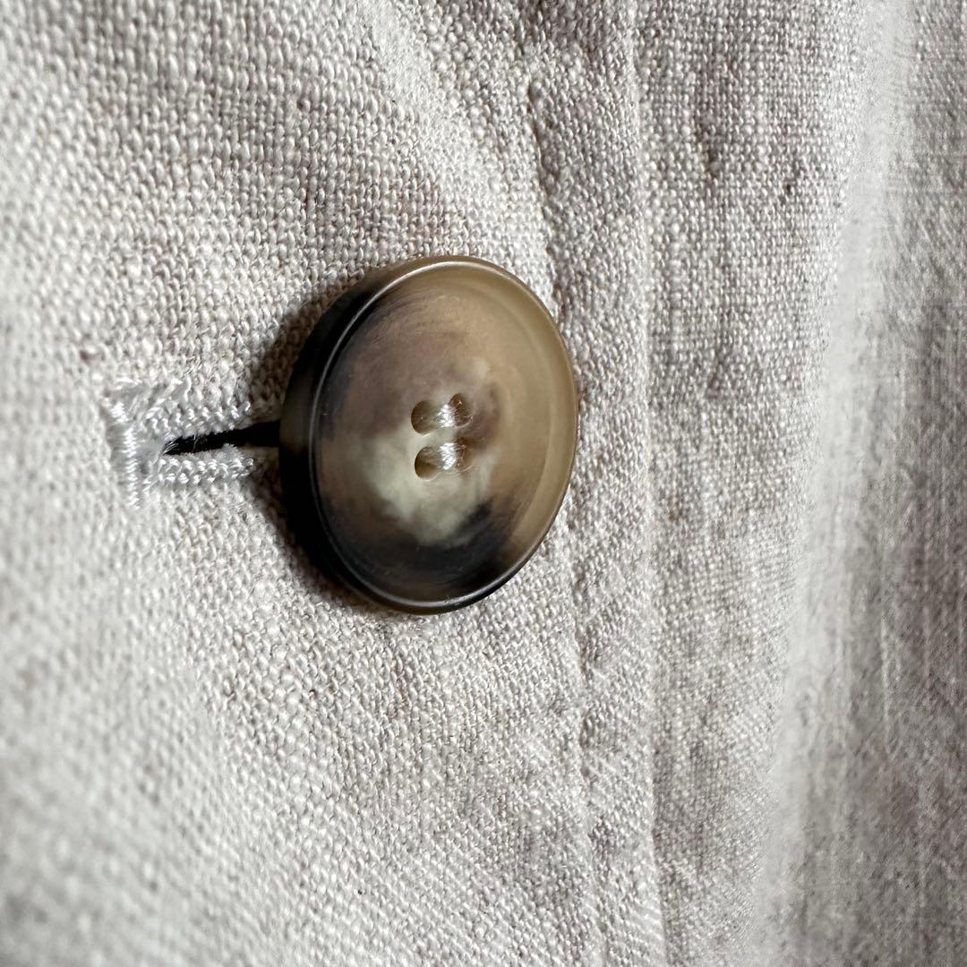 〈 ETRÉ TOKYO 〉Linen Blend Jacket ベルト付き ＊