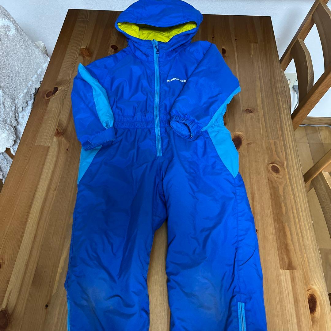 mont-bell 子供用スキーウェア 120サイズ 青