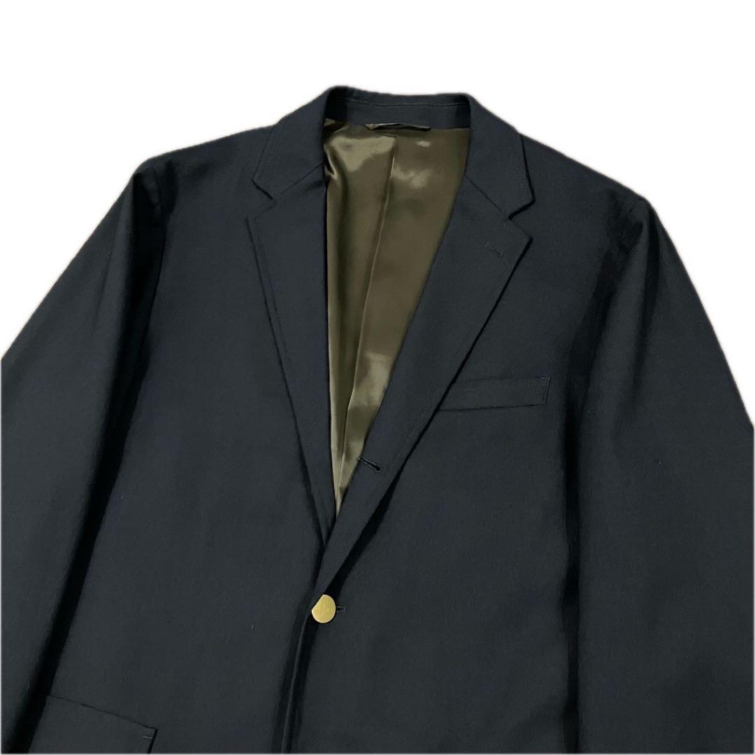 green label relaxing ホップサック ブレザー L ネイビー