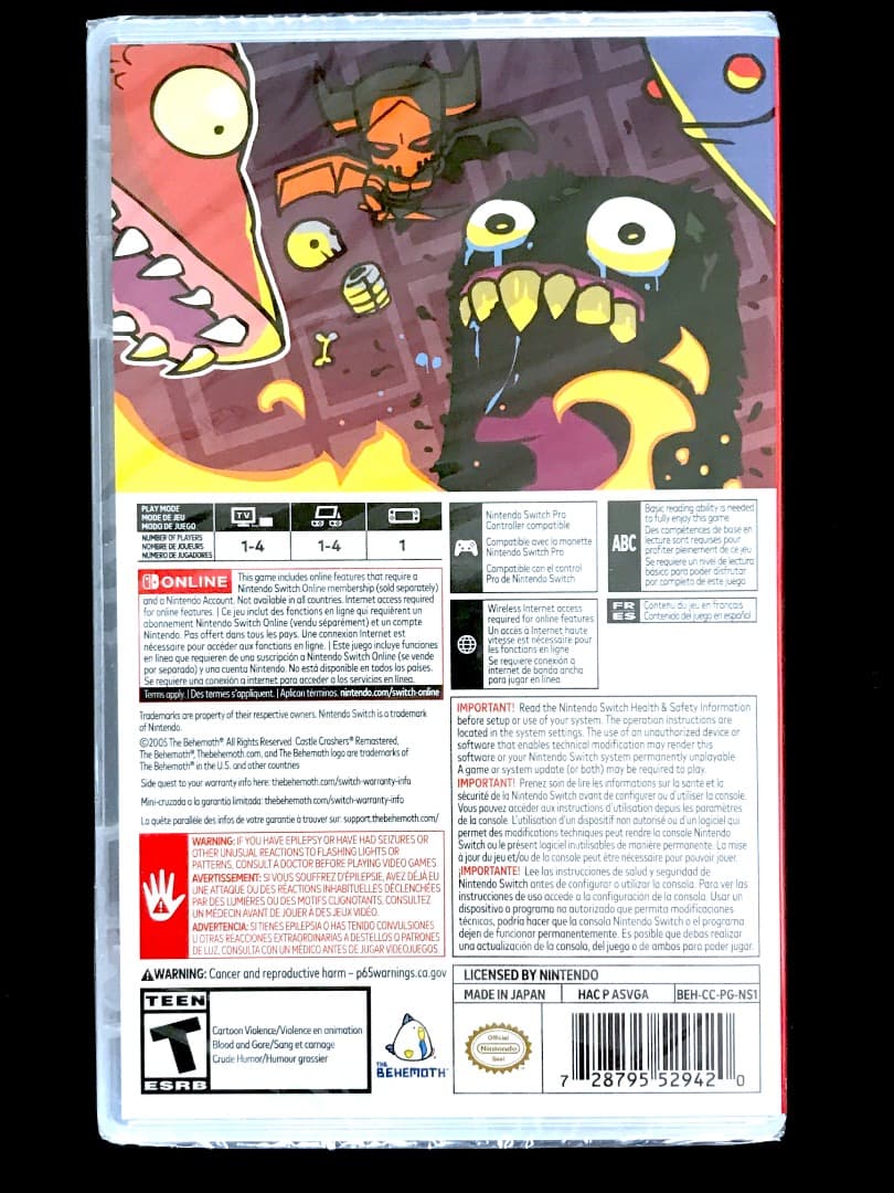Castle Crashers キャッスルクラッシャーズ 新品未開封