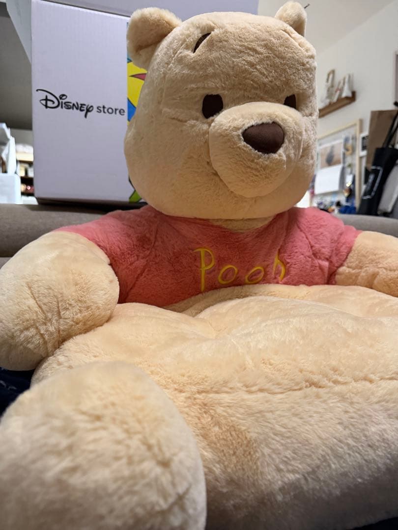 プーさん ソファ クッション ディズニーストア 春まつり くじ 景品