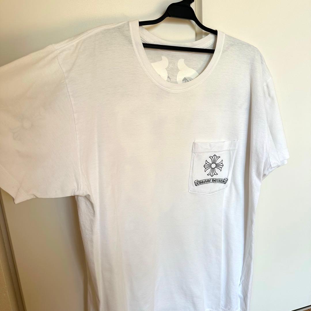 CHROME HEARTS クロムハーツ　ロゴ　ホワイト　Tシャツ　Lサイズ