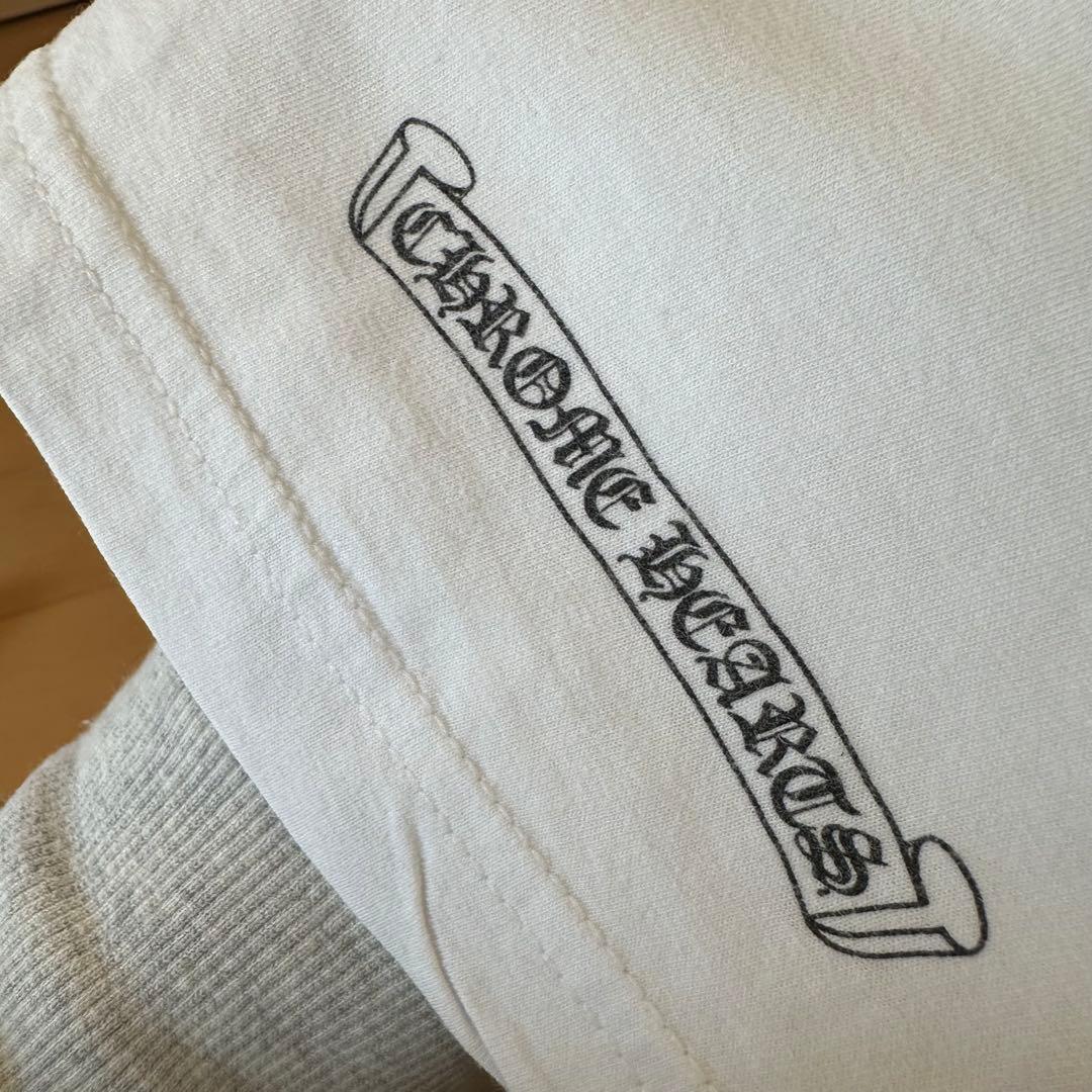 CHROME HEARTS クロムハーツ　ロゴ　ホワイト　Tシャツ　Lサイズ