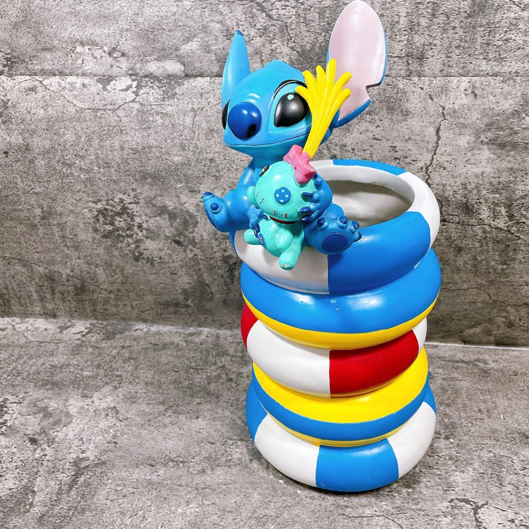 希少　セトクラフト　スティッチ　傘立て ディズニー　ひび割れあり