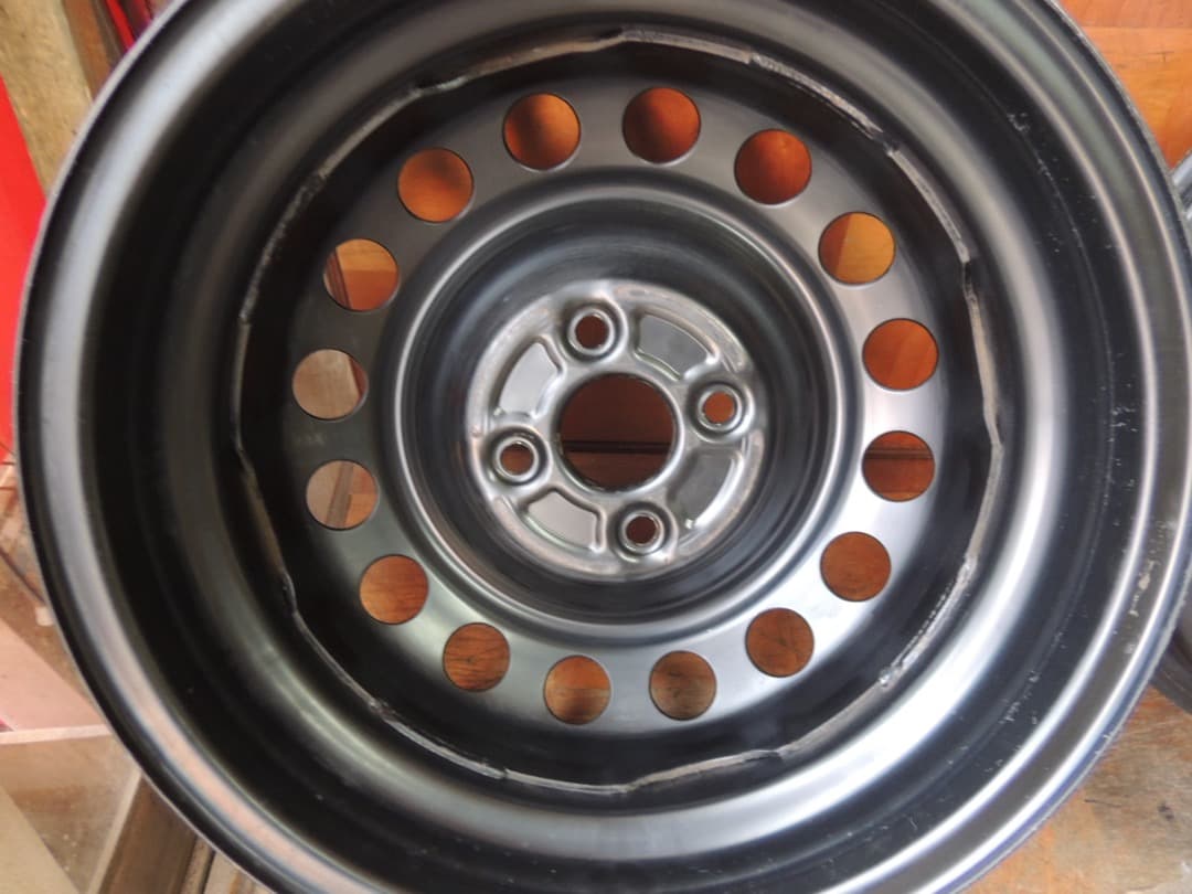 C123 15x5J 4穴 スチールホイール 4本 カローラフィルダー アクア