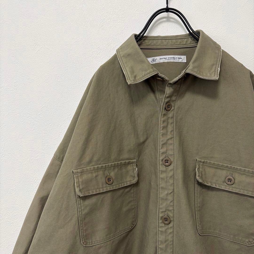 25AW journal standard luxe バックサテンCPOシャツ