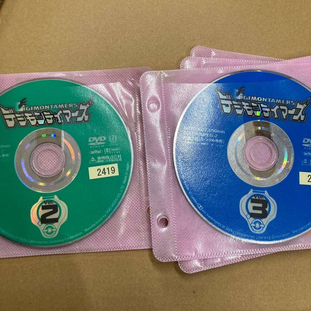 デジモンテイマーズDVD 全12巻セット　レンタル落ち