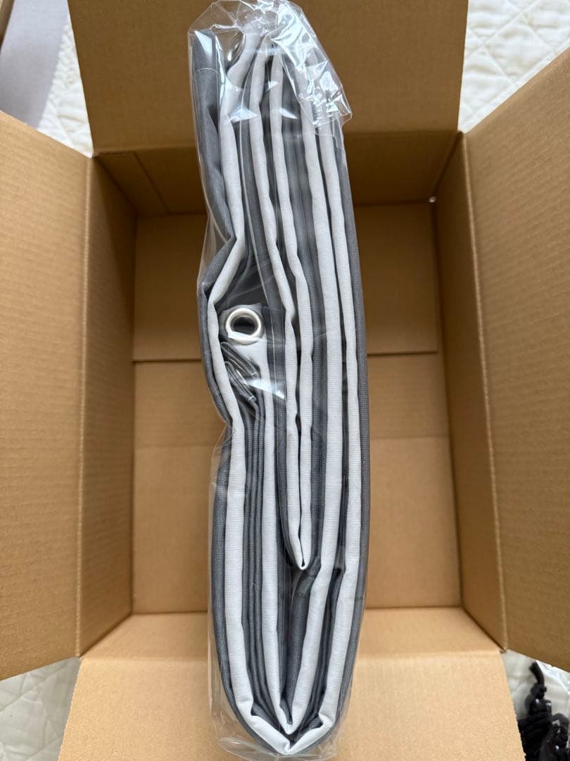 SEKISUI 遮熱サンシェードストライプ190cm x 180cm GY