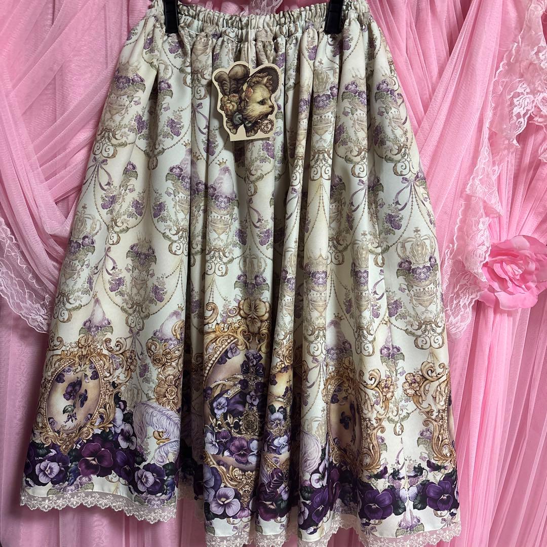 タグ付き　未使用品　アンシャンテリックアンシャンテリー すみれ姫の王冠 スカート