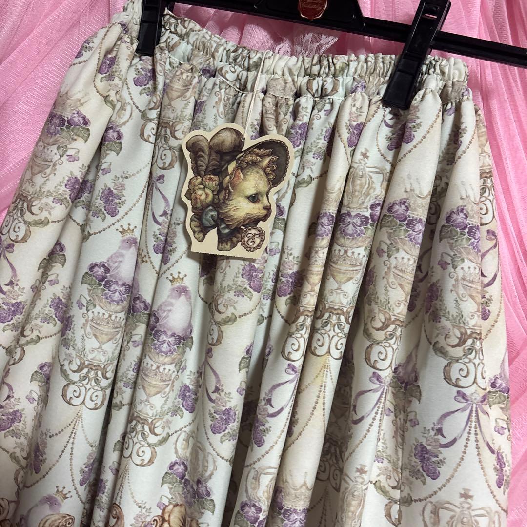 タグ付き　未使用品　アンシャンテリックアンシャンテリー すみれ姫の王冠 スカート